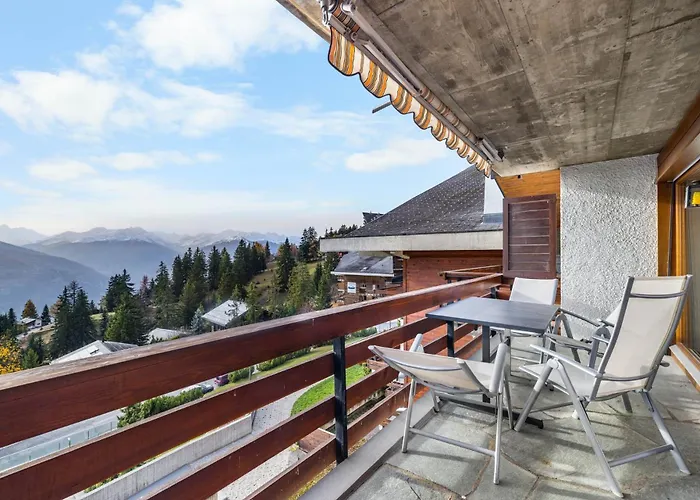 Orion 302 Centre Du Village D Avec Vue Sur Les Alpes Appartamento Anzère